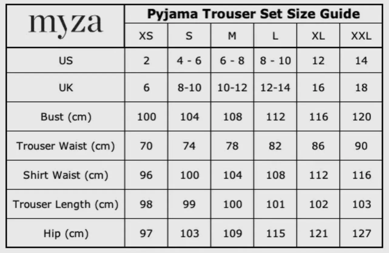 Amara Organic Cotton Pajama Trouser Set
