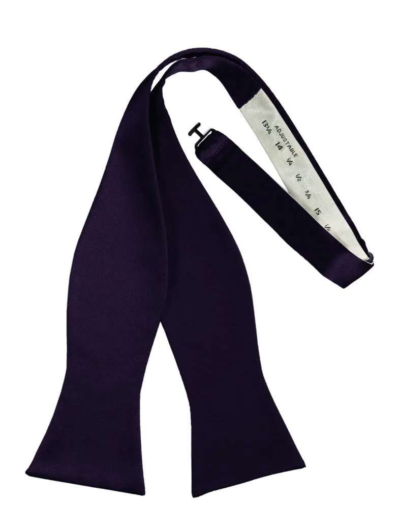 Amethyst "Premier" Satin Self-Tie Formal Bow Tie