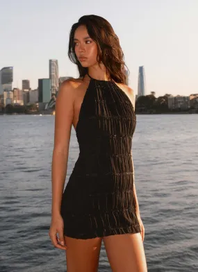 Aullie Mini Dress - Black