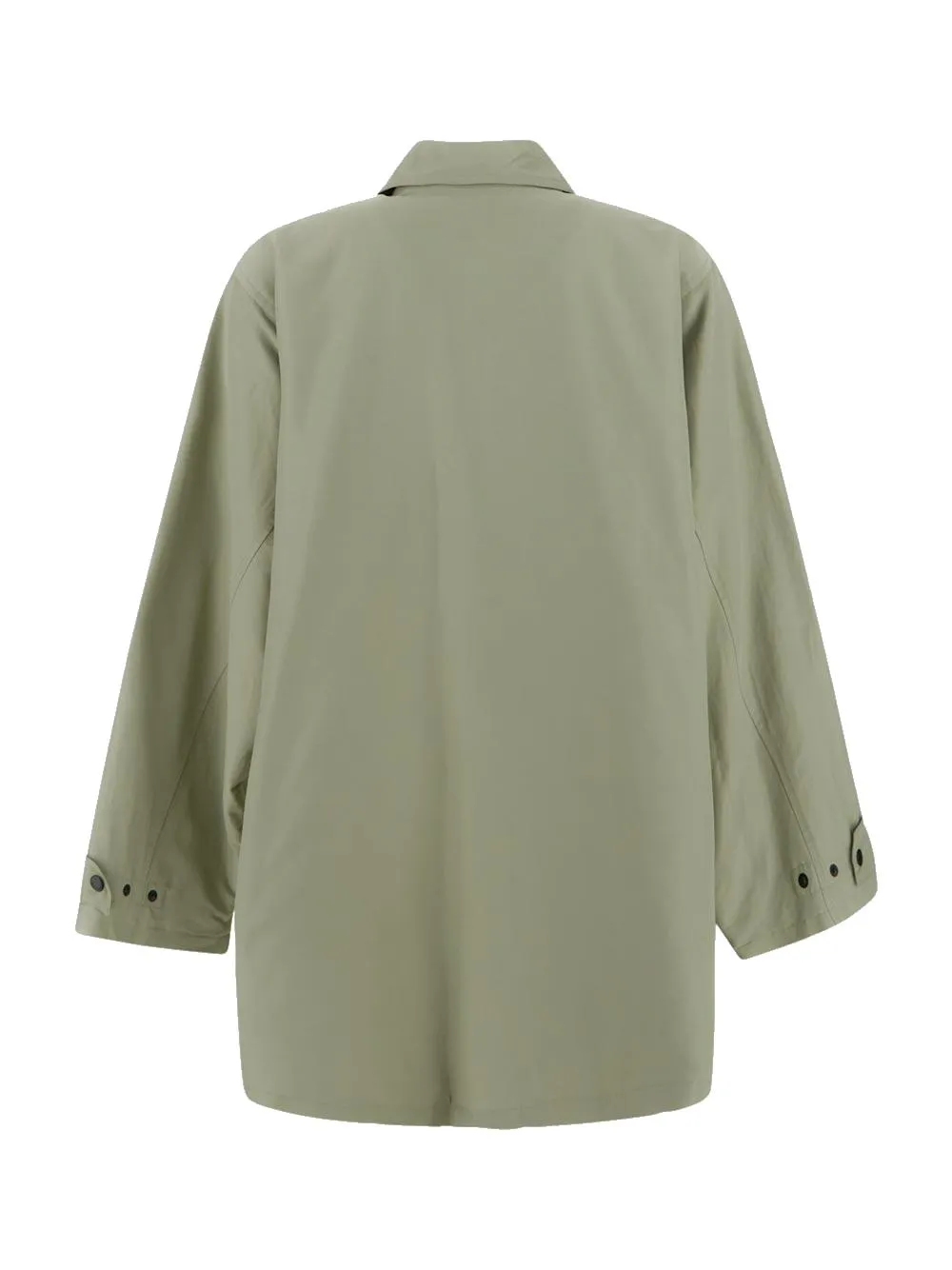 Balenciaga Logo Embroidered Long Parka