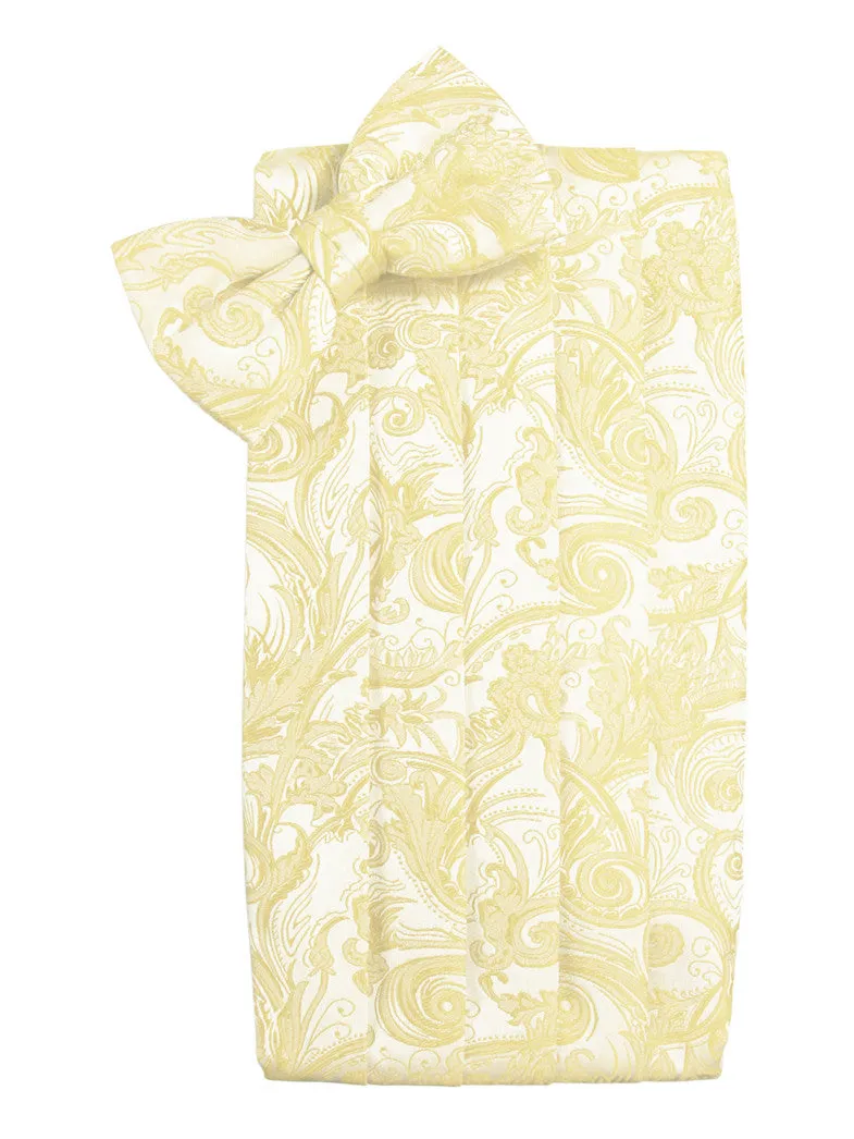 Banana Tapestry Style Cummerbund Set