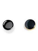 Basic Button Cover - Gold Trim
