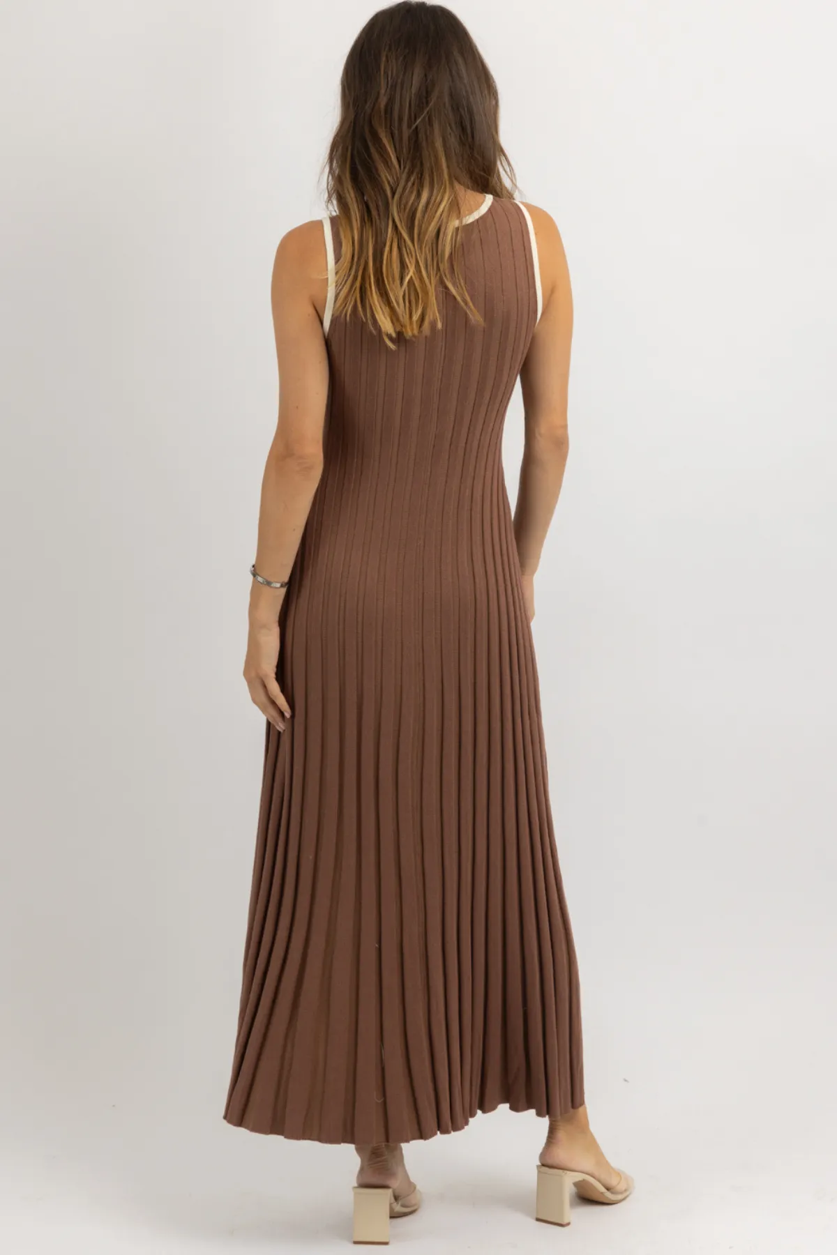 BLAKE BROWN CONTRAST DRESS