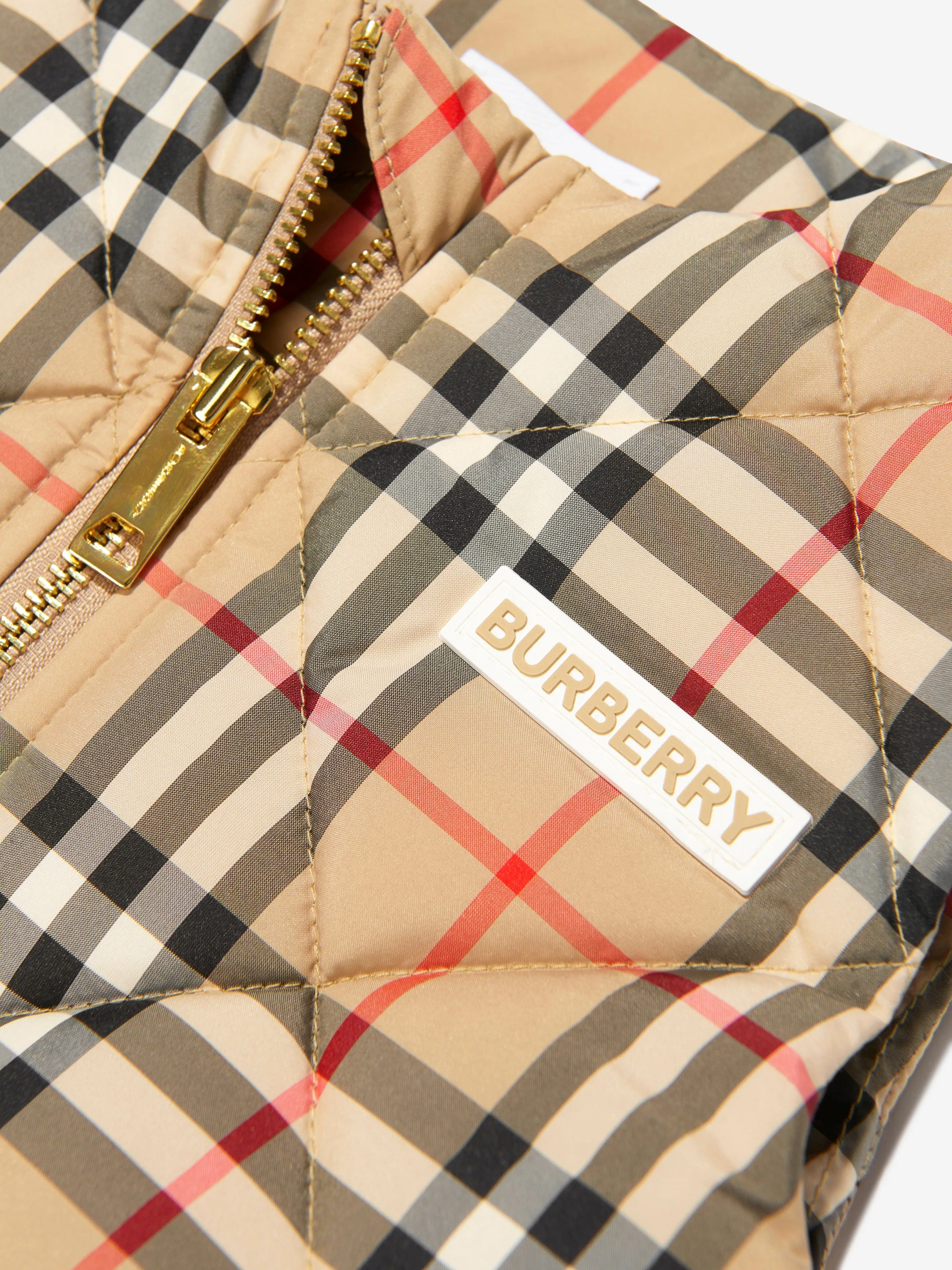 Burberry Girls Check Print Abigail Gilet