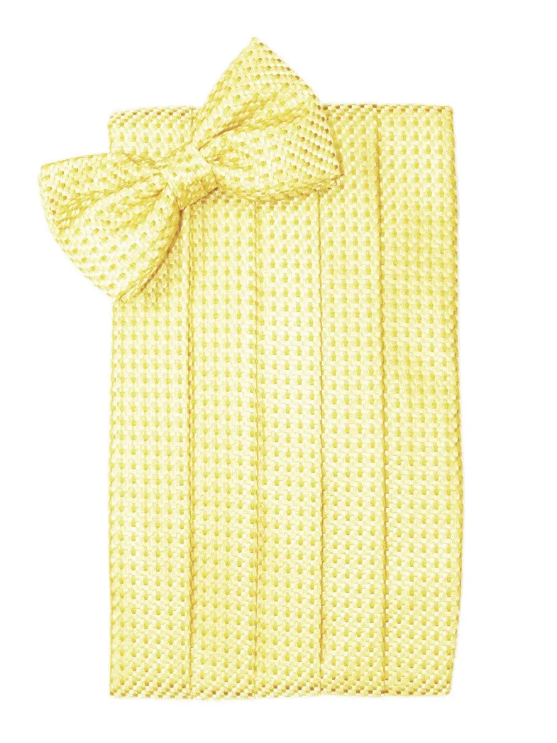 Buttercup Venetian Cummerbund Set