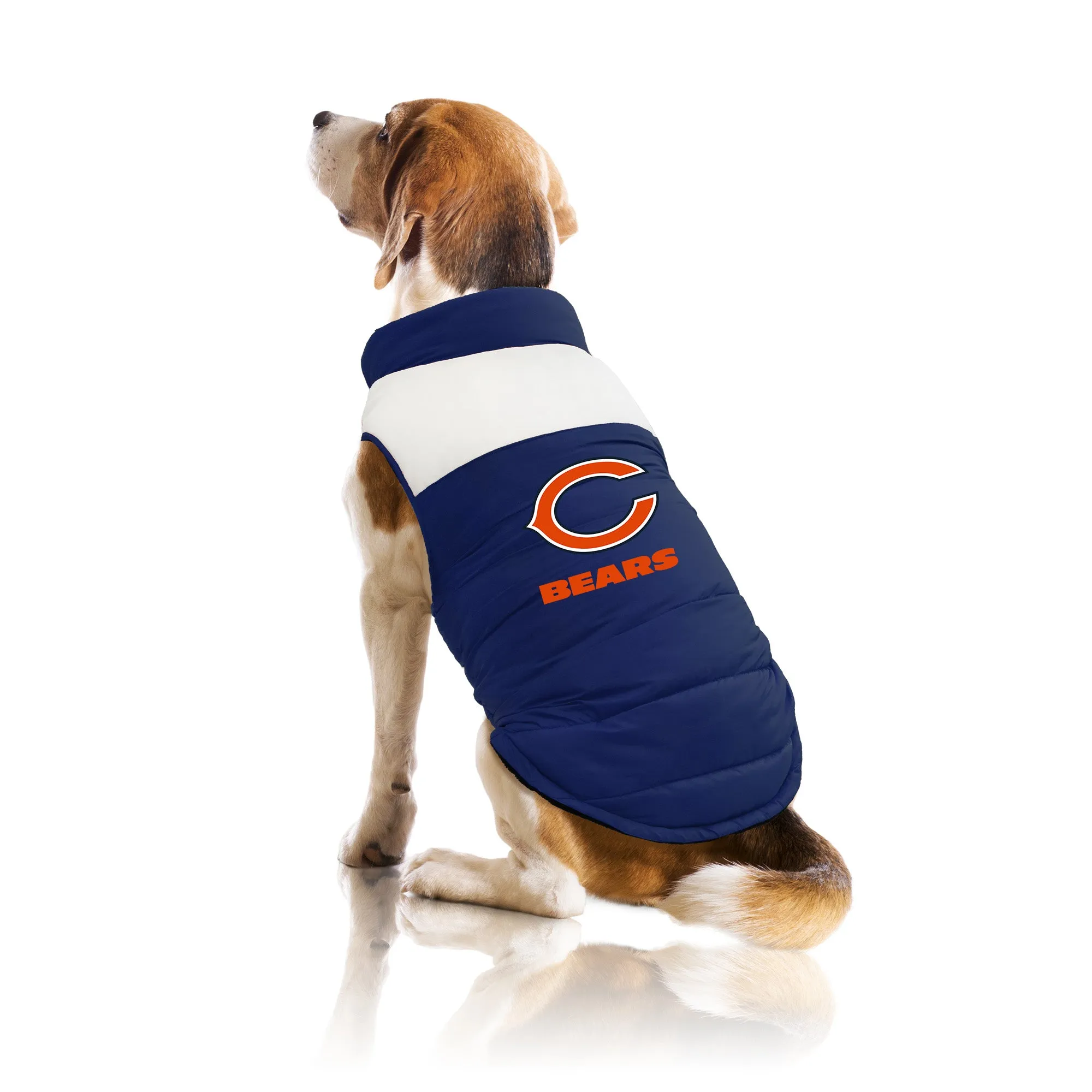Chicago Bears Pet Parka Puff Vest
