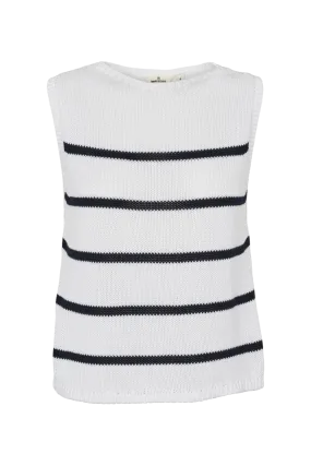 Cia Vest - bright white / navy