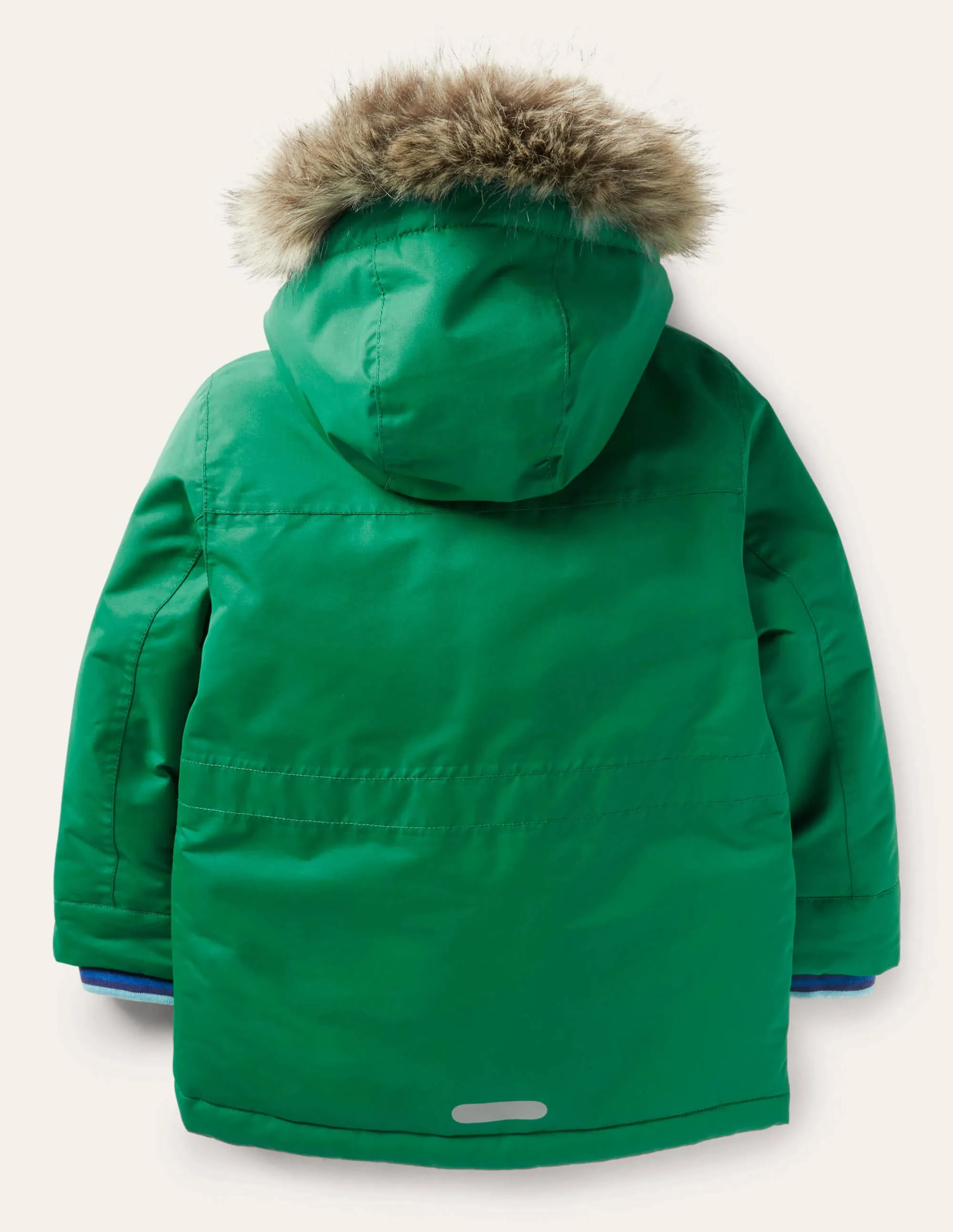 Cosy Waterproof Parka-Forest Green