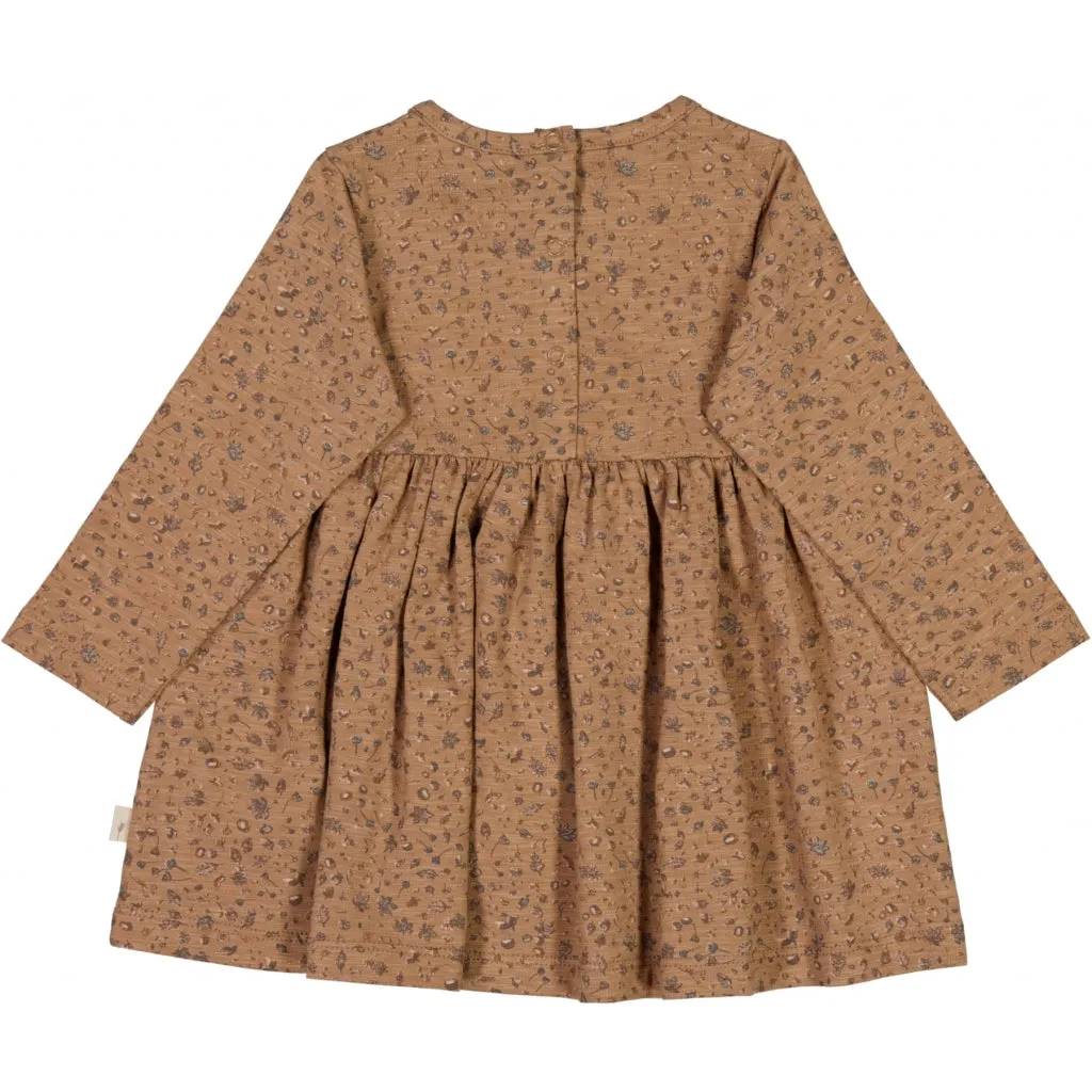 Dress Otilde - hazel spruce and cone
