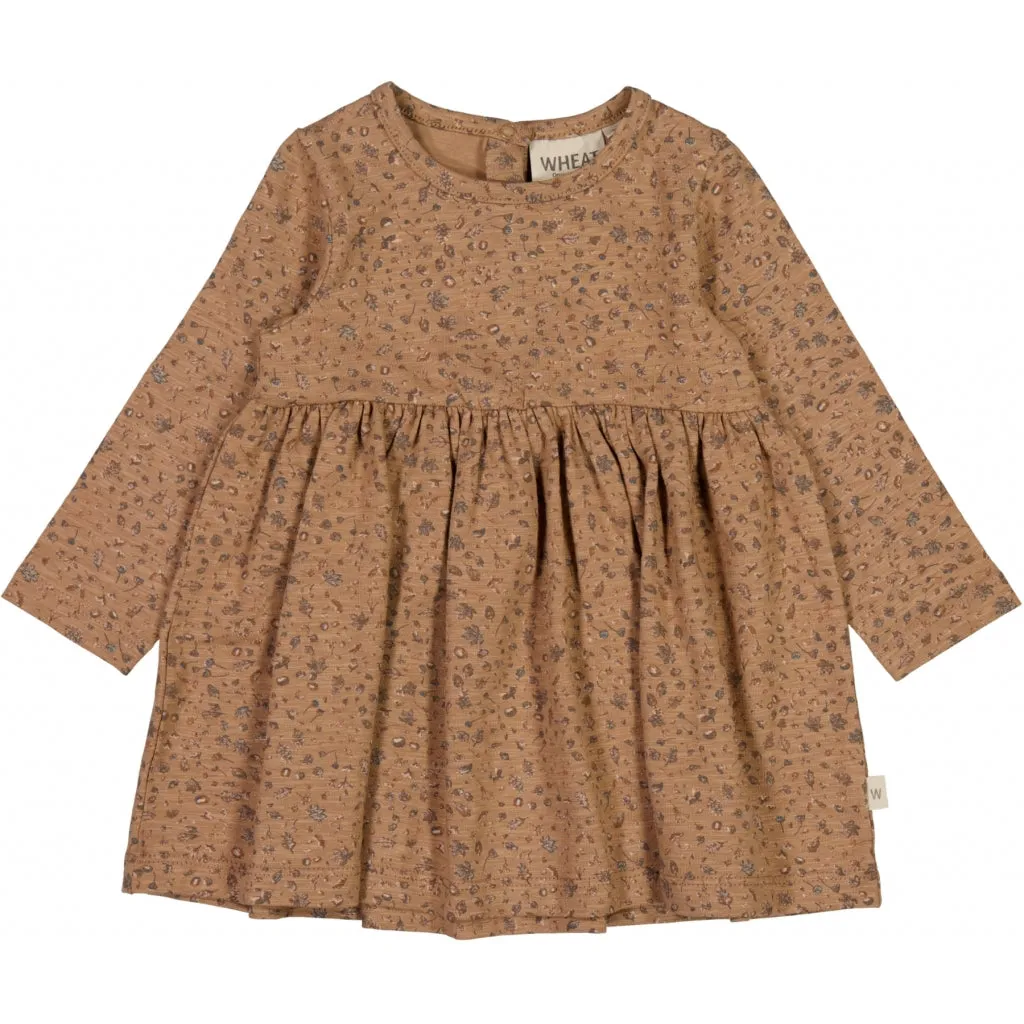 Dress Otilde - hazel spruce and cone