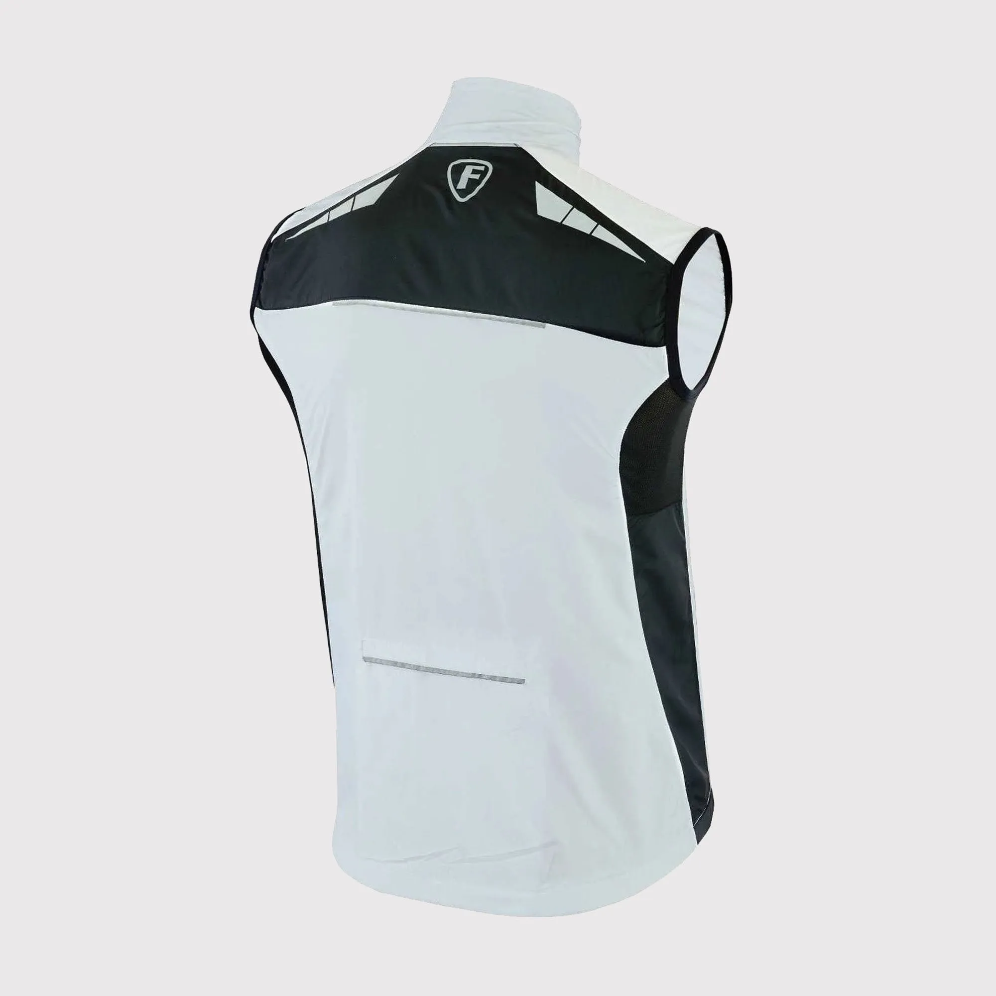 Fdx Dart White Men's Cycling Gilet