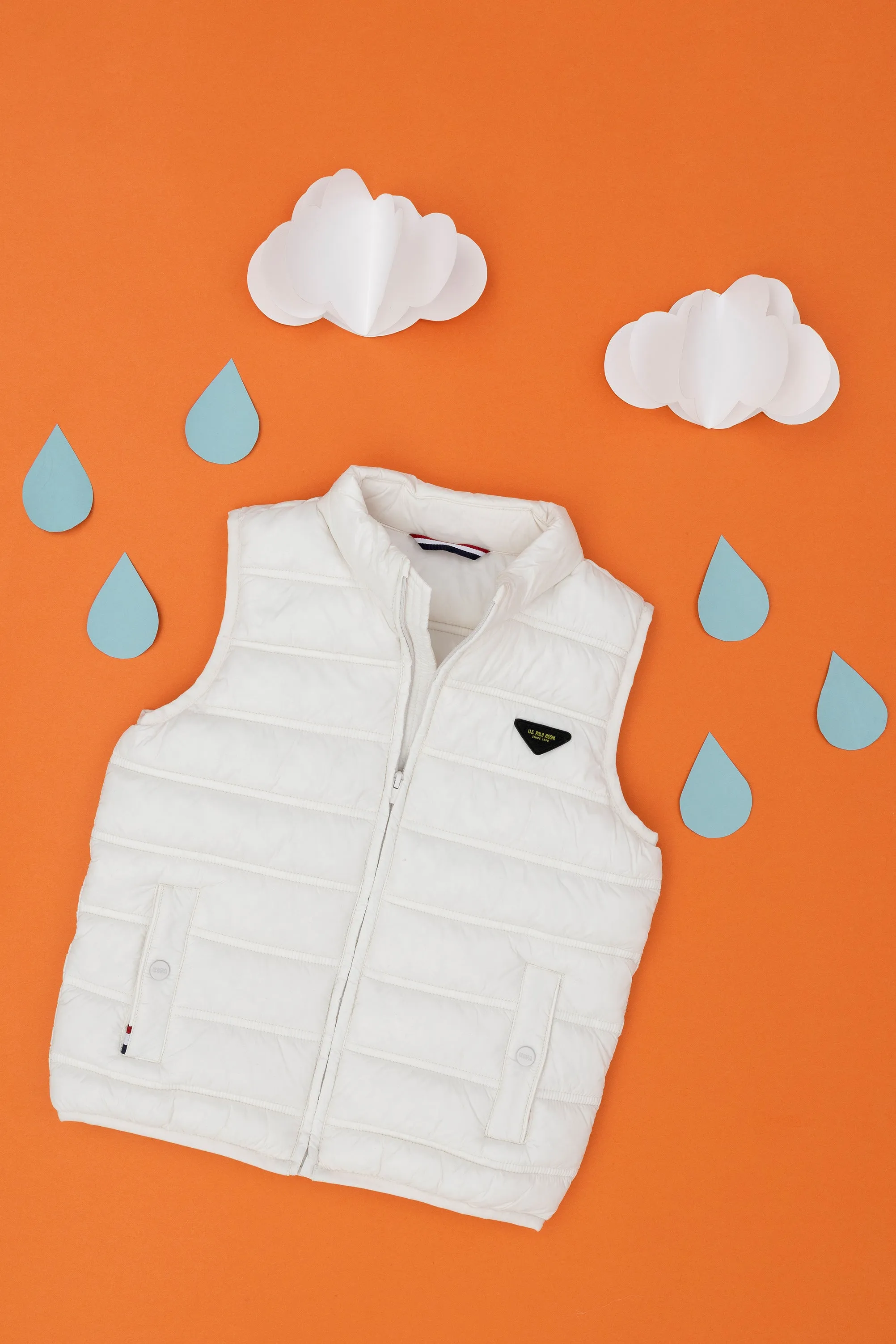 GILET DOUDOUNE FRANCISKIDS STONE -1631397VR049
