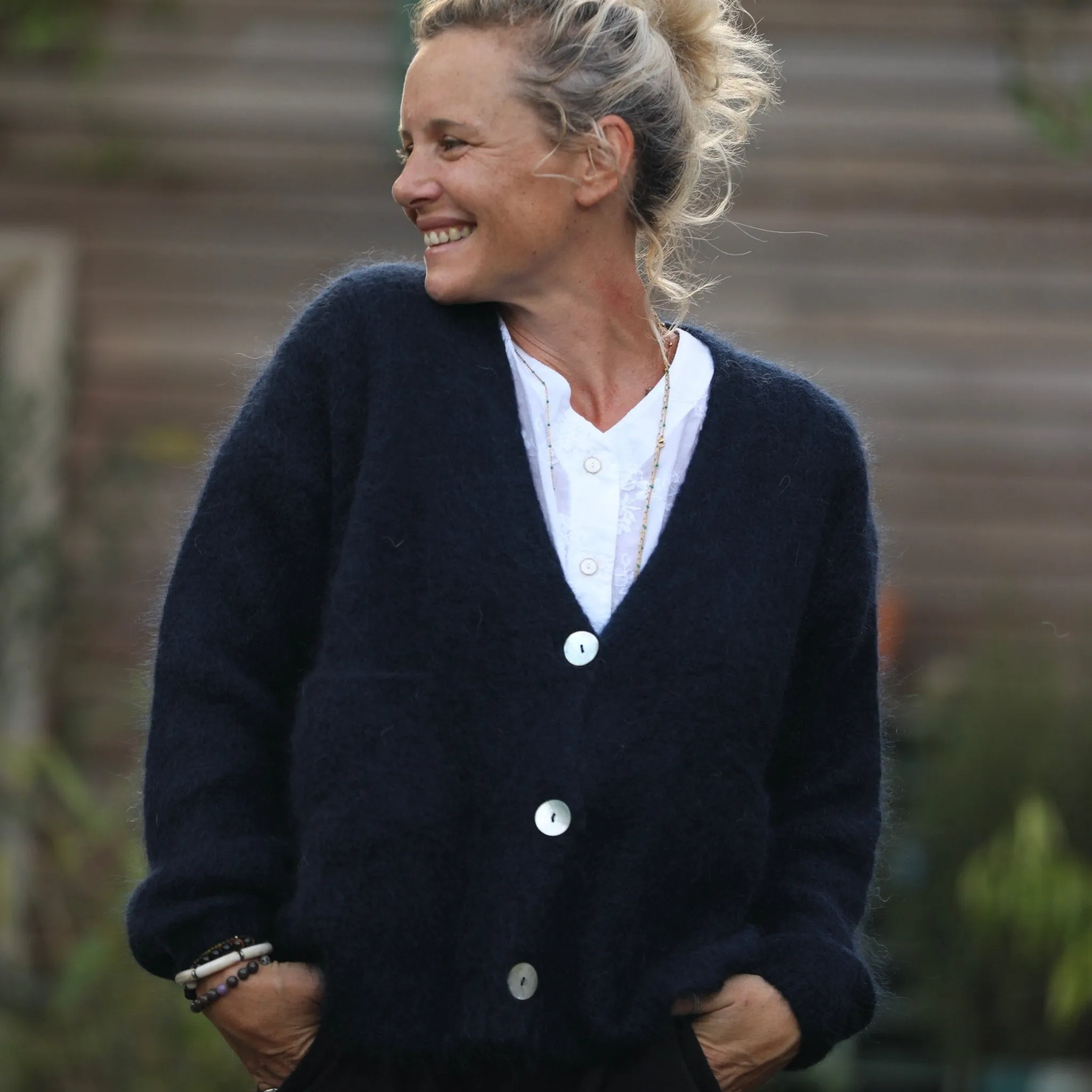 Gilet Eve Bleu marine
