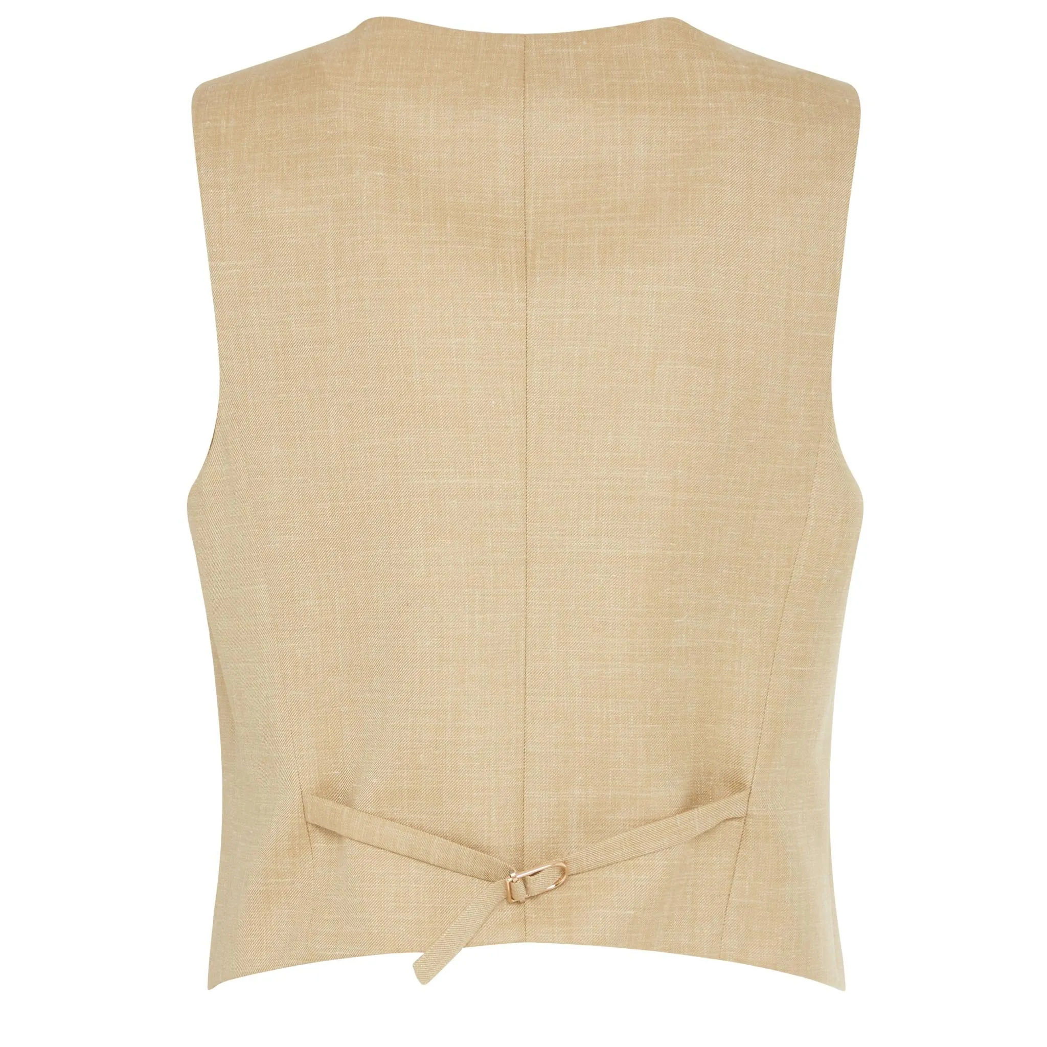 Gilet "Coleridge" in lana beige