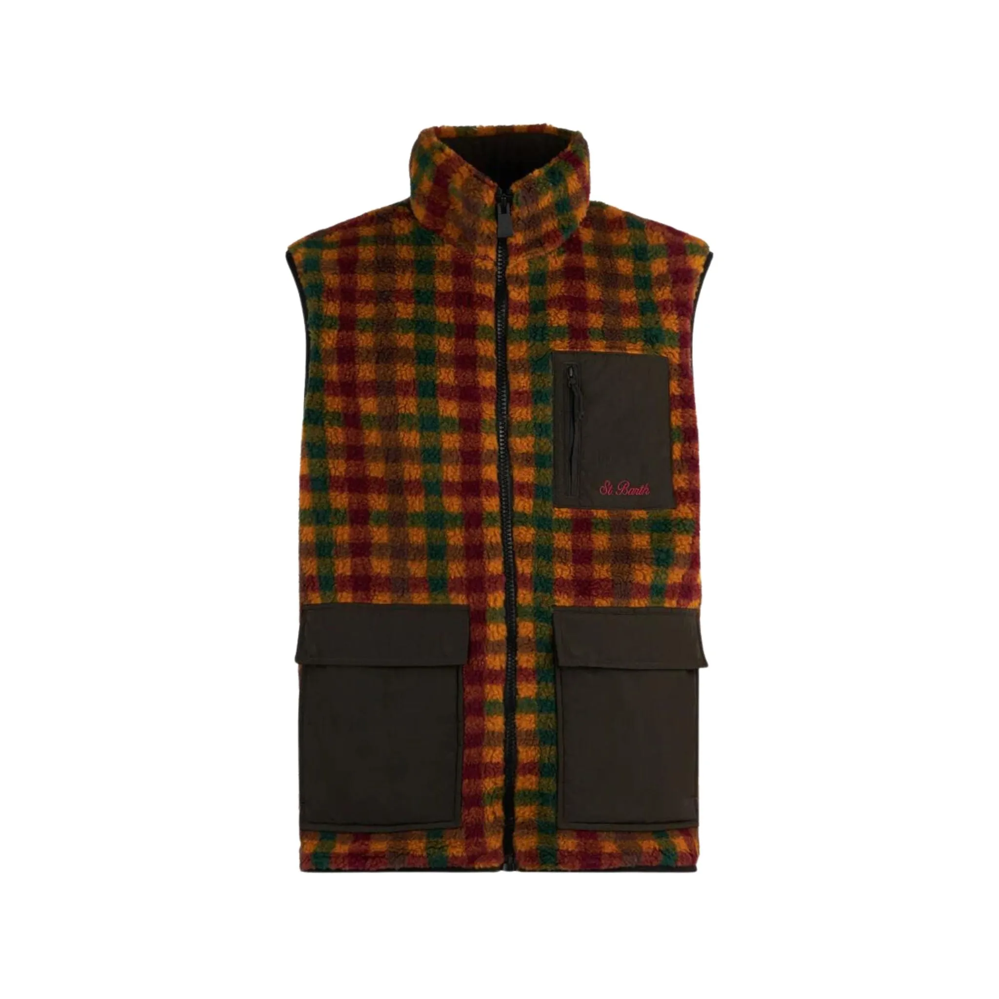 Gilet Uomo casual con motivo a quadri