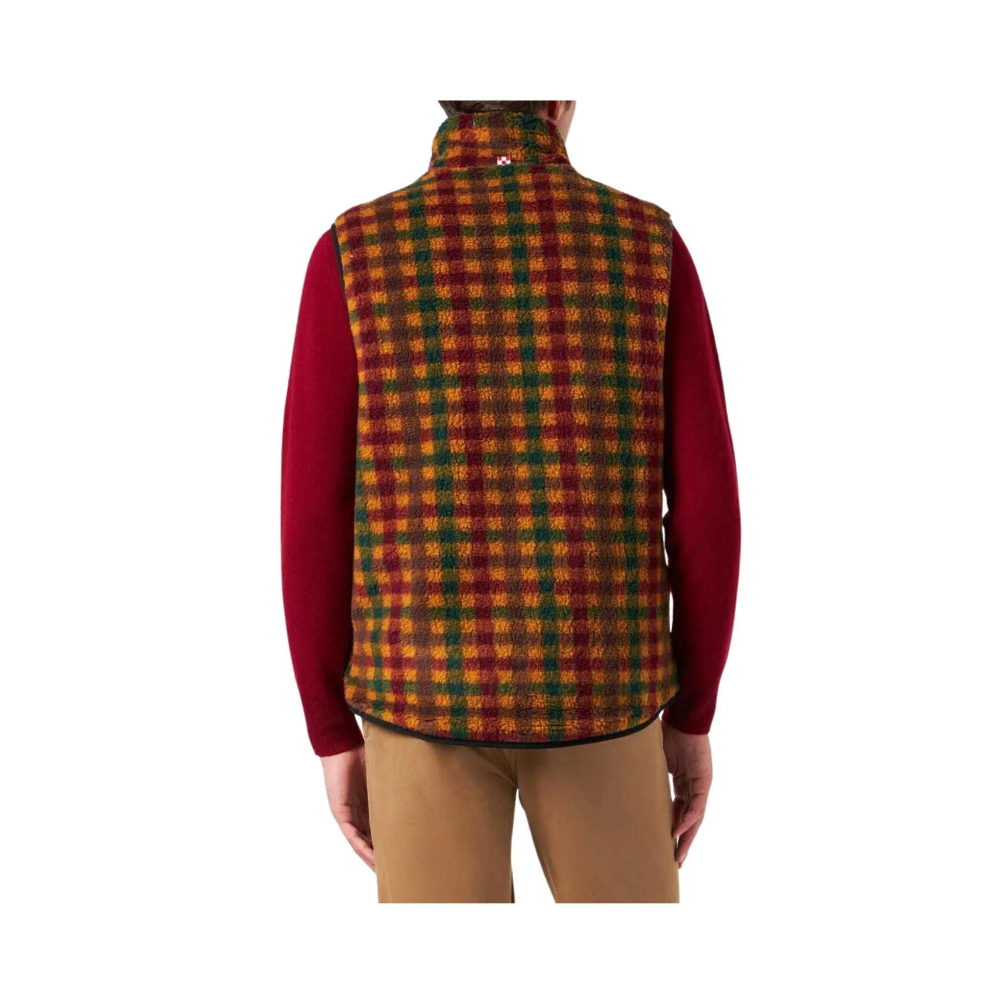 Gilet Uomo casual con motivo a quadri