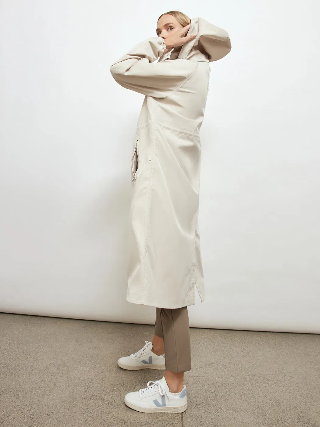 Grove Long Parka - Silver Lining