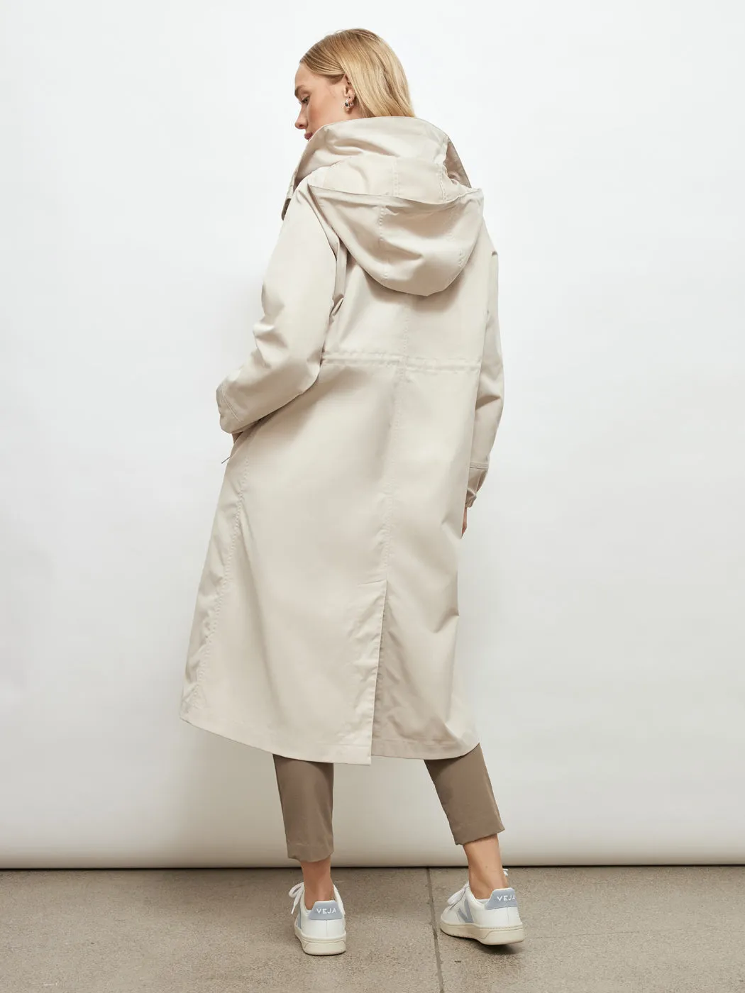 Grove Long Parka - Silver Lining