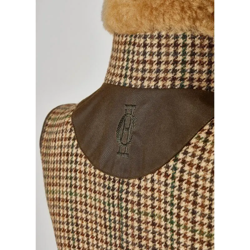 Holland Cooper Aviator Ladies Tweed Gilet - Hailes Green