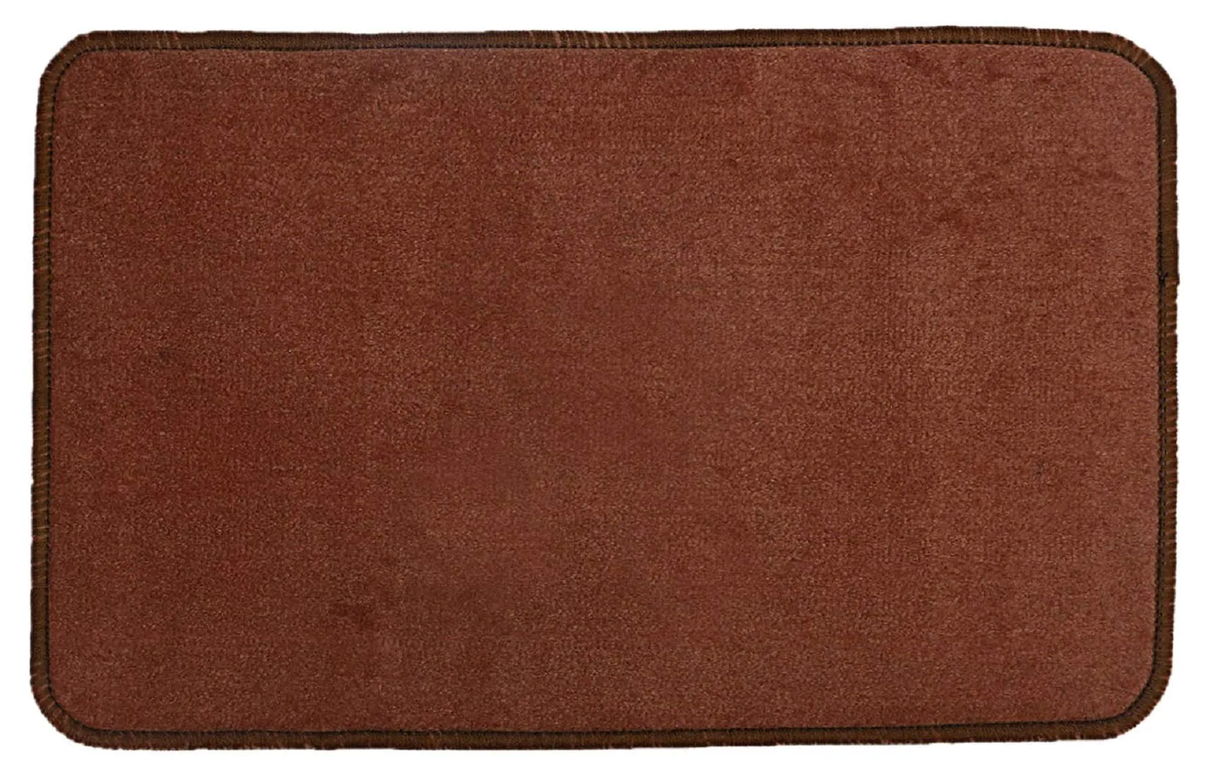 Kuber Industries Microfiber Anti Slip 4 Pieces Bath Mat 22"x14", Brown-CTKTC28442
