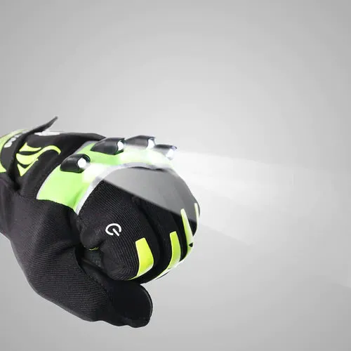 Led Gloves Finger lights Cycling Gloves Outdoor For Fishing