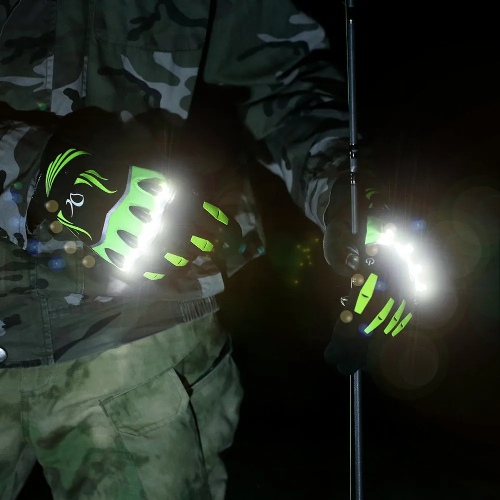 Led Gloves Finger lights Cycling Gloves Outdoor For Fishing