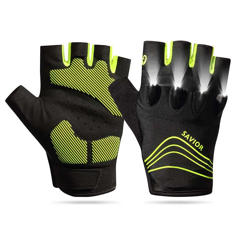 Led Gloves Finger lights Cycling Gloves Outdoor For Fishing