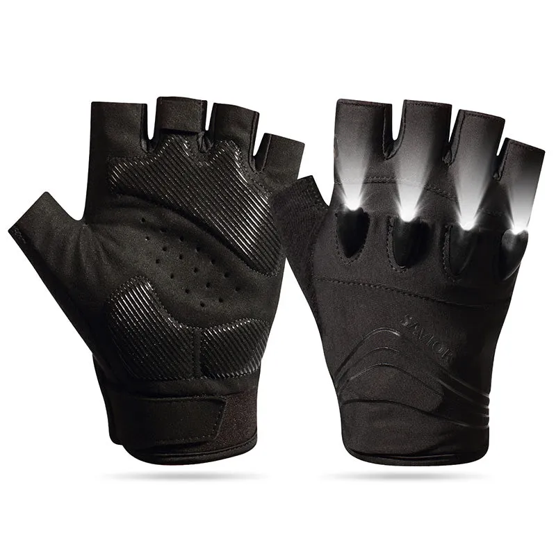 Led Gloves Finger lights Cycling Gloves Outdoor For Fishing