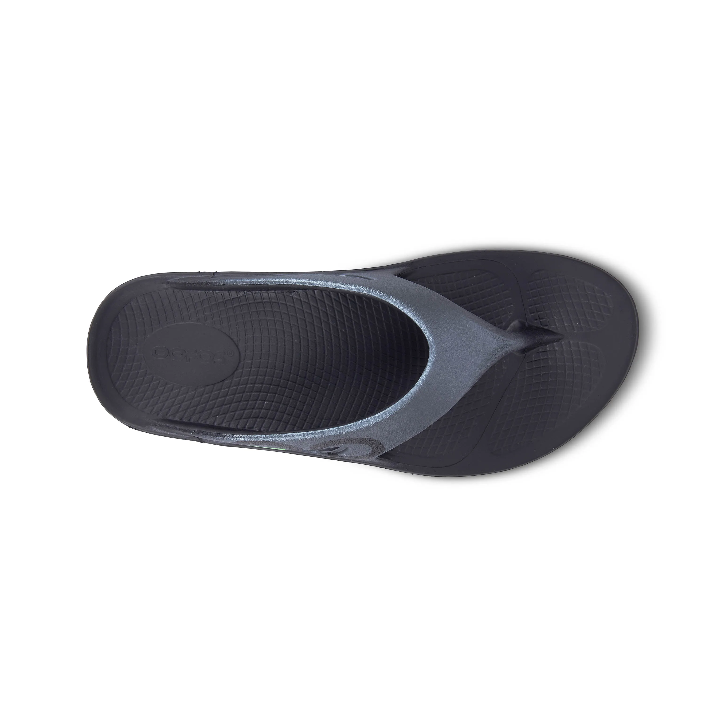Men's Oofos OOriginal Sport Sandal Color: Black/Graphite