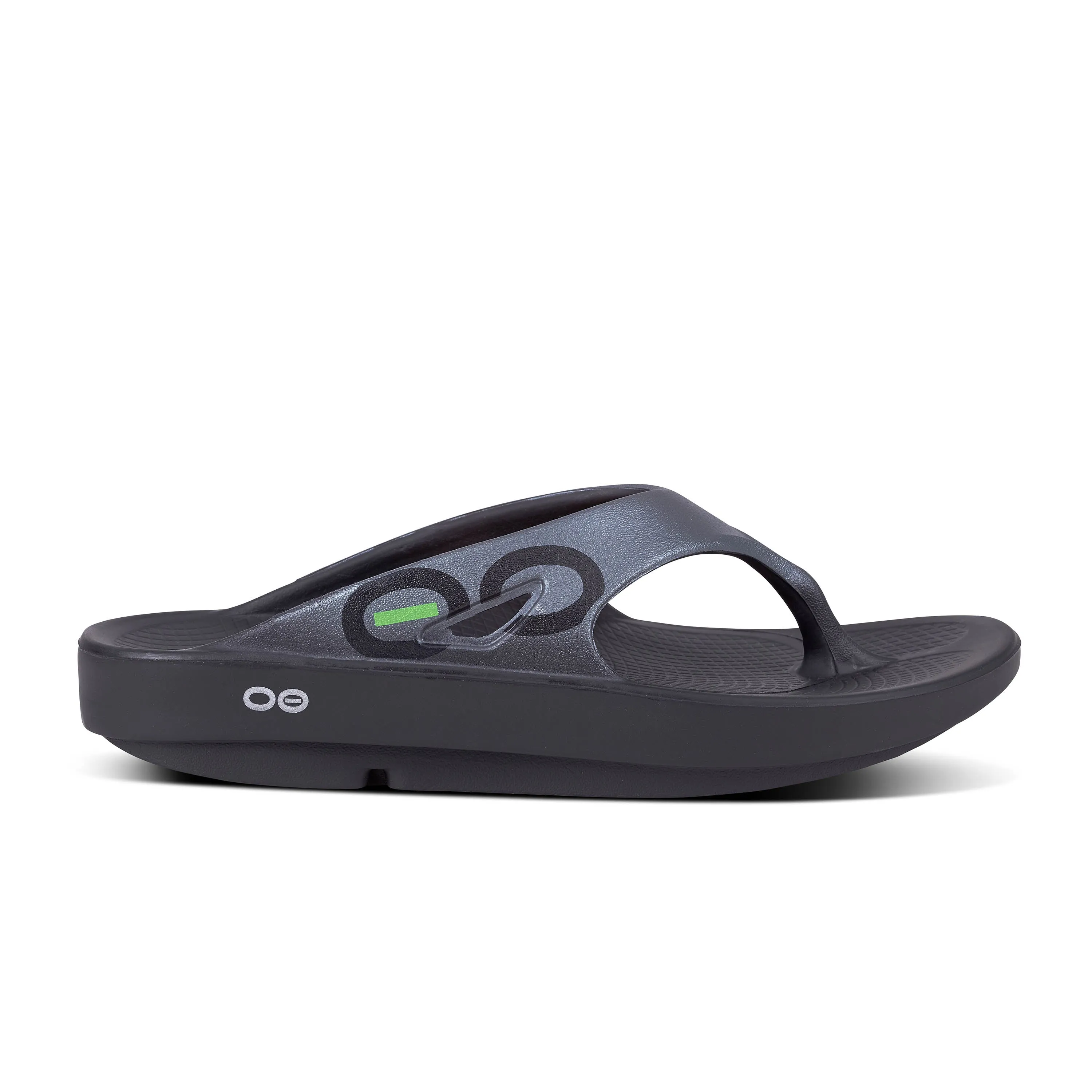 Men's Oofos OOriginal Sport Sandal Color: Black/Graphite