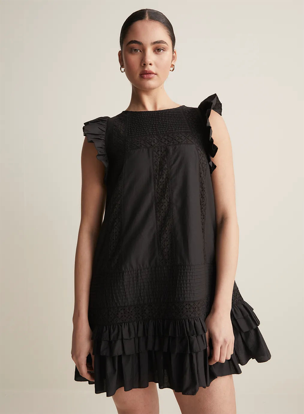 Molly Silk Cotton Mini Dress