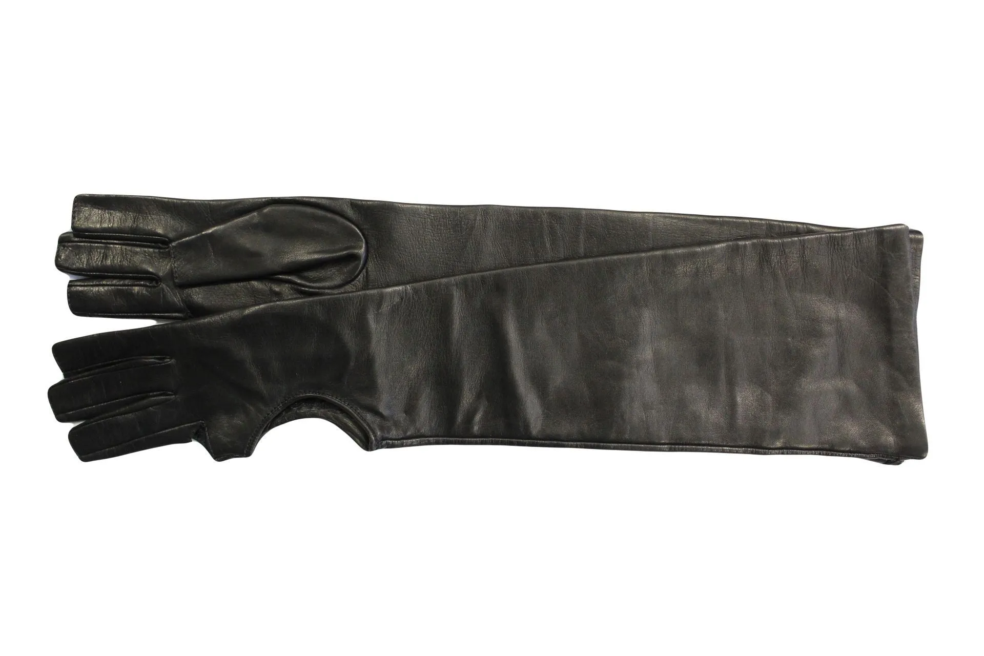 Montserrat Fingerless - Women's Cut Out Fingerless Leather Gloves
