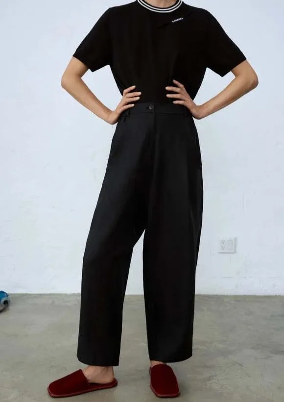 New Age Linen Pants, Black