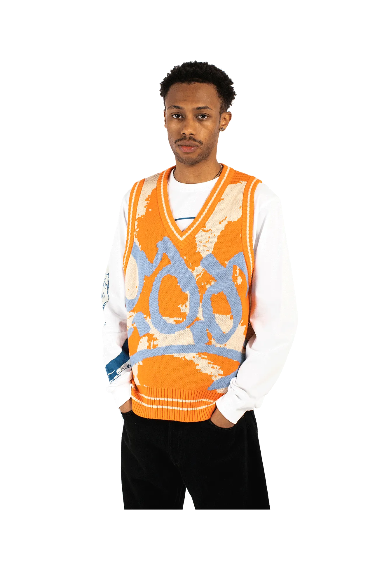Patina V Neck Knitted Vest