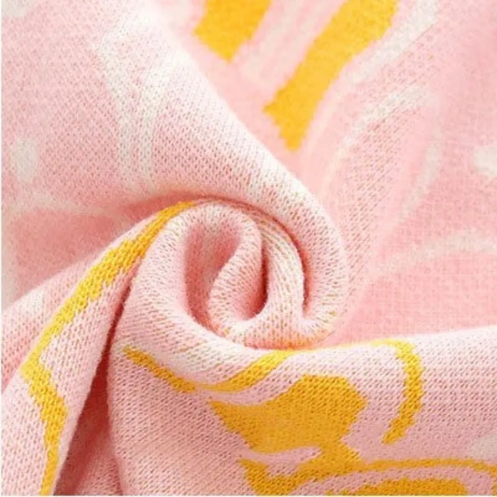 Rabbit Girls Knit Cotton Cardigan