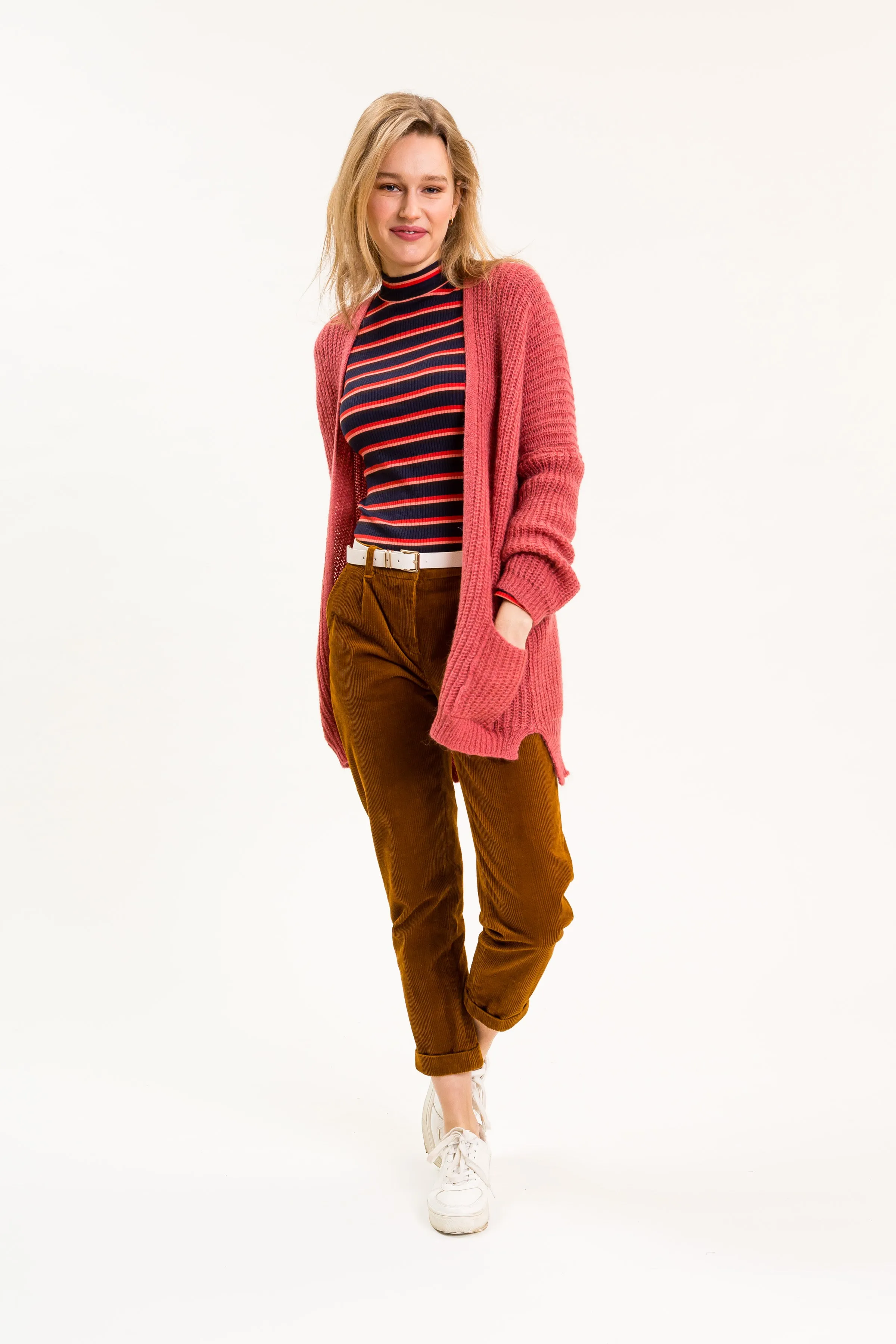 Roze open vest | UVR Berlin FE Carolineina