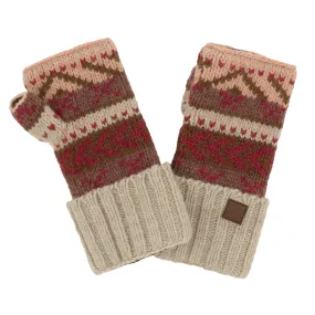 Sherpa Vastu Cream Wrist Warmer (Women's)