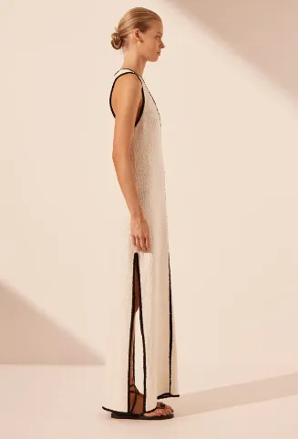 Shona Joy Lena Plunged Maxi Dress