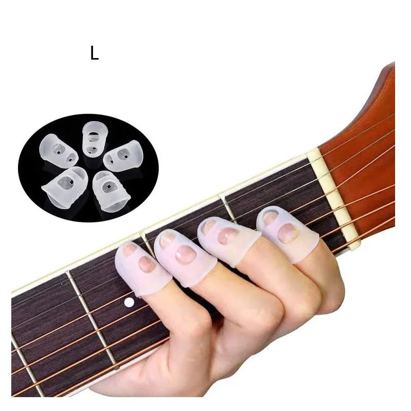 Silicone Guitar Finger Protectors  Set of 10 for Comfortable Playing