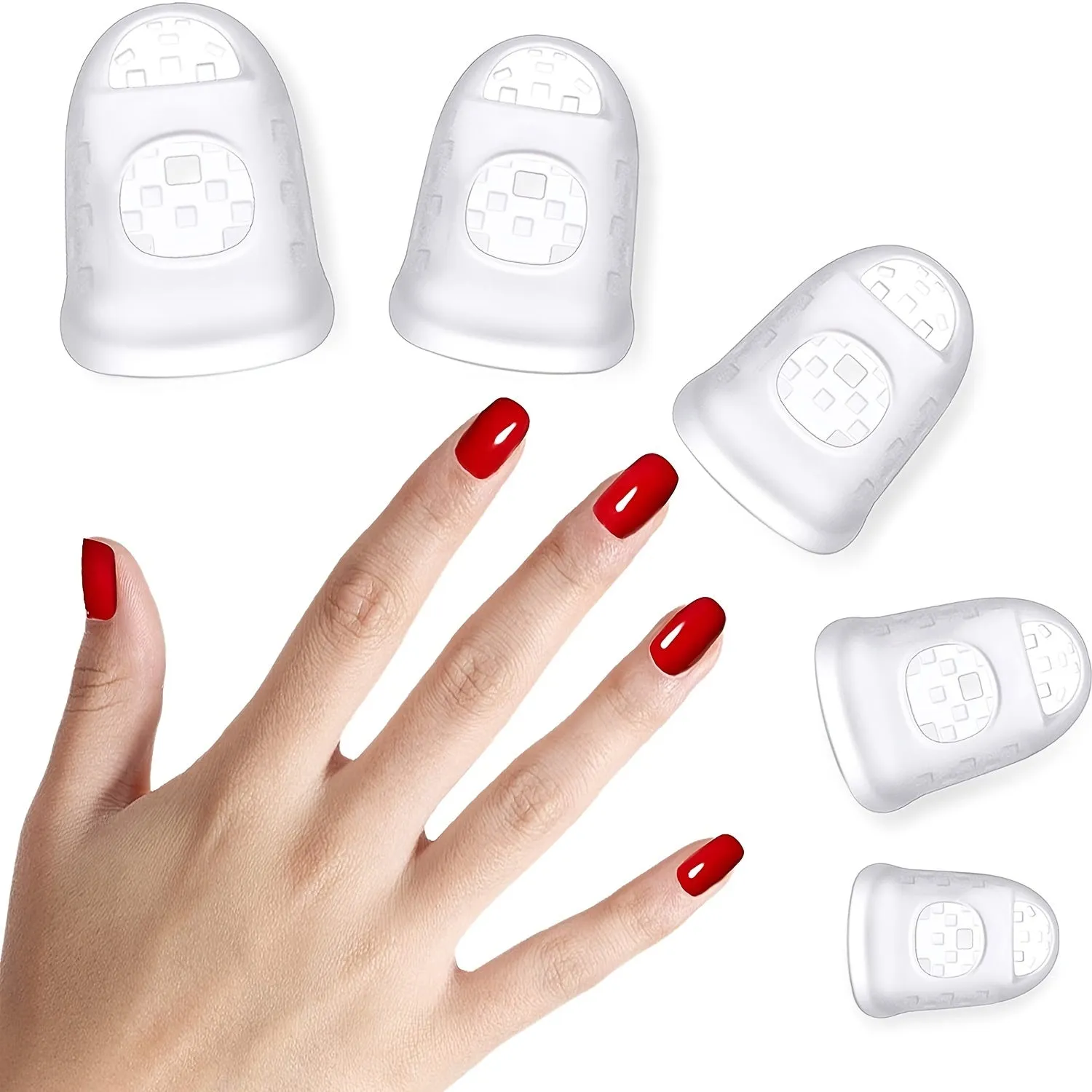 Silicone Guitar Finger Protectors  Set of 10 for Comfortable Playing