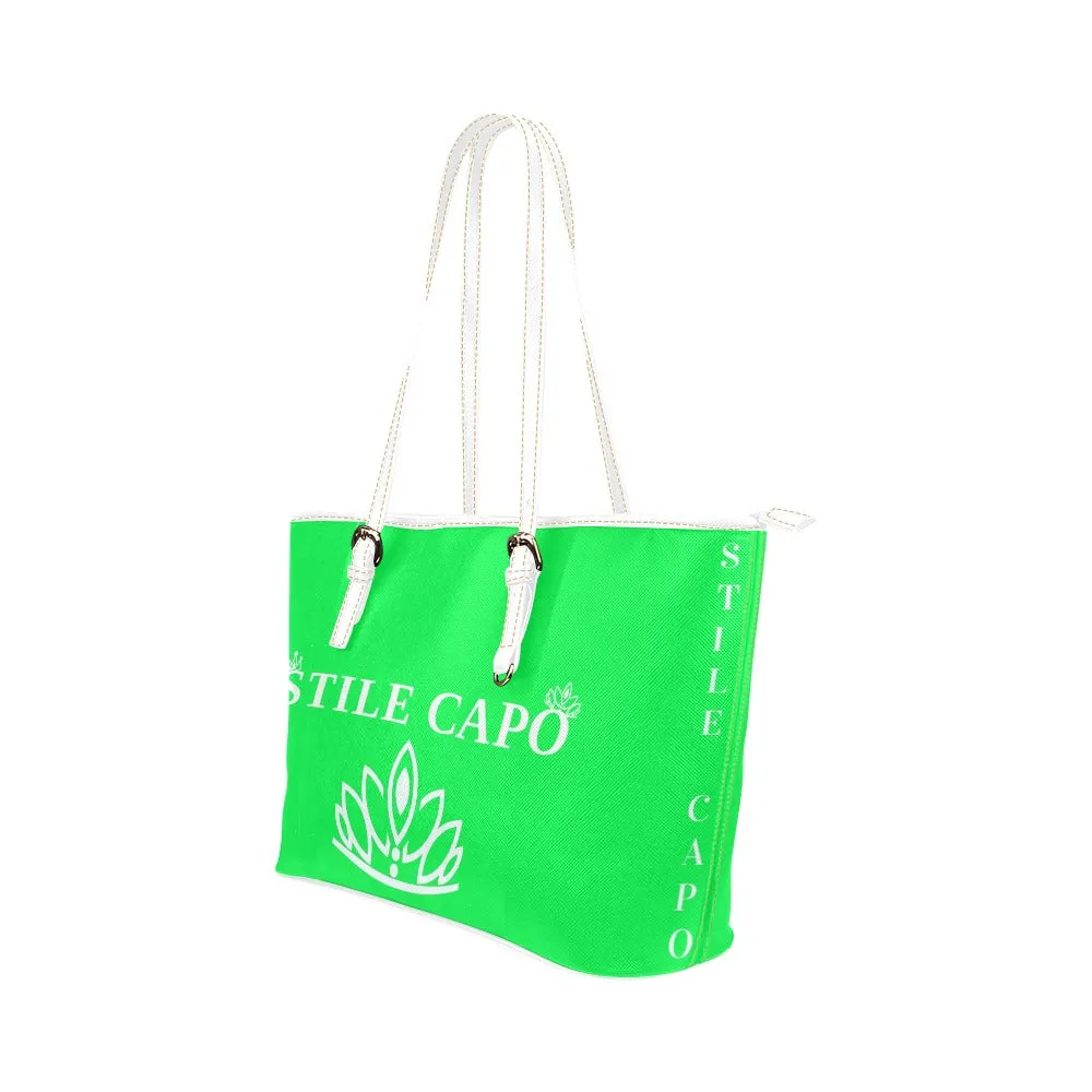 STILE CAPO QUEEN LIME WS TOTE BAG.