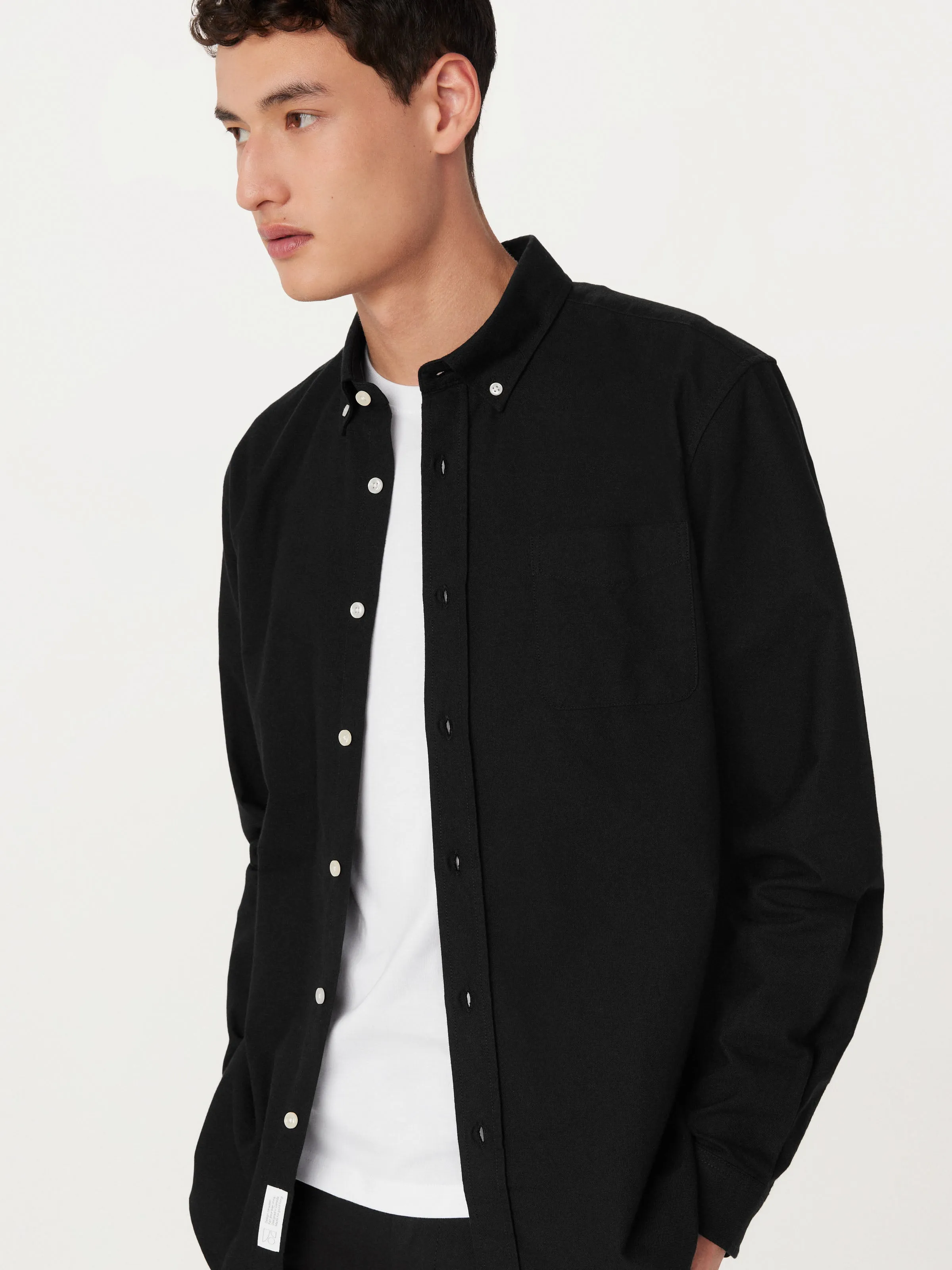 The Jasper Oxford Shirt in White