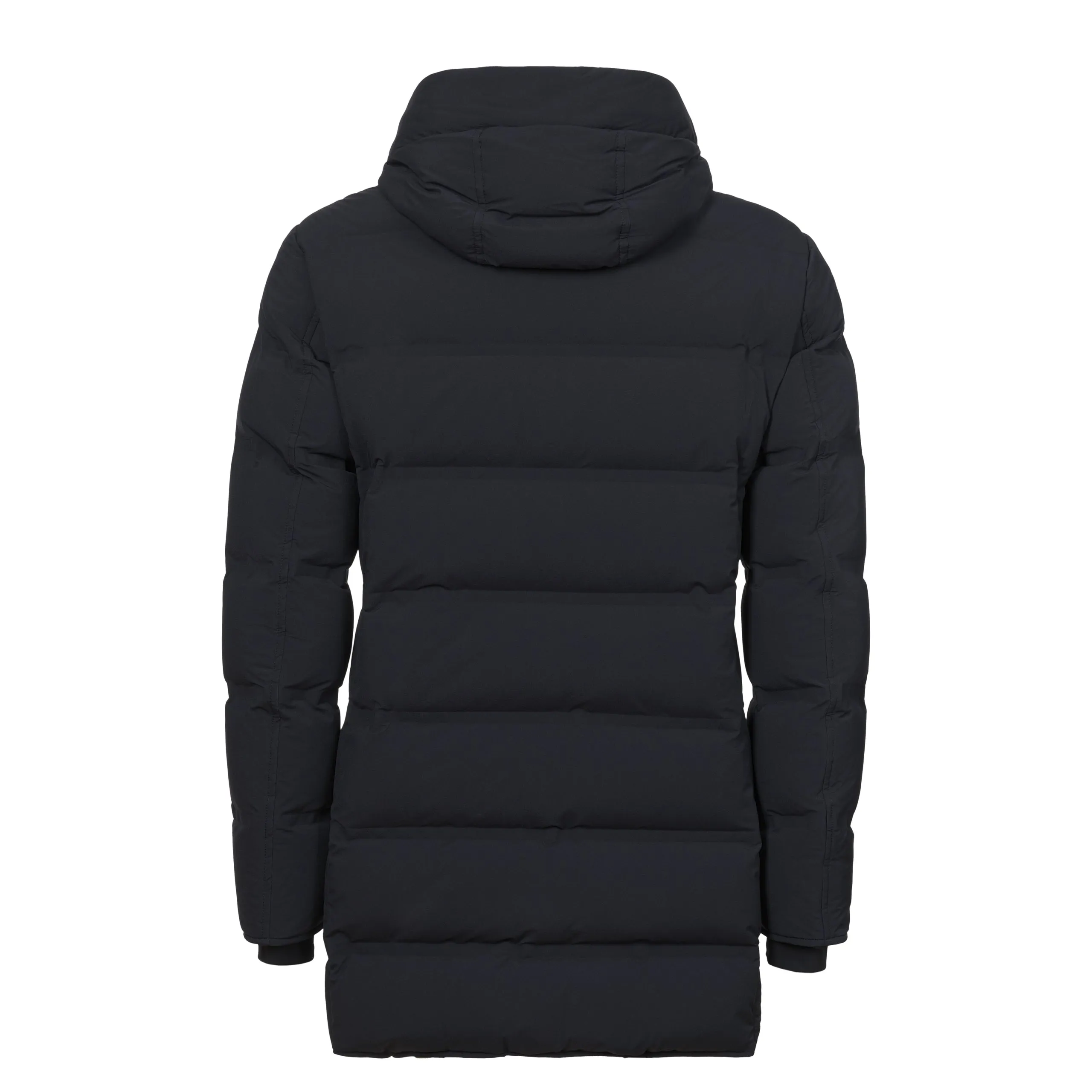 Winter Hooded Parka in Dark Blue