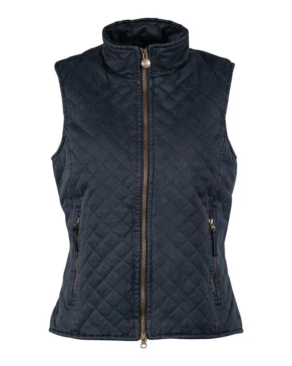 Women's Brisbane Quilted Navy Vest