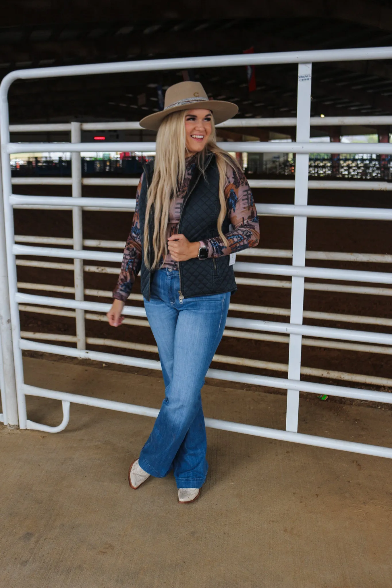 Women's Brisbane Quilted Navy Vest