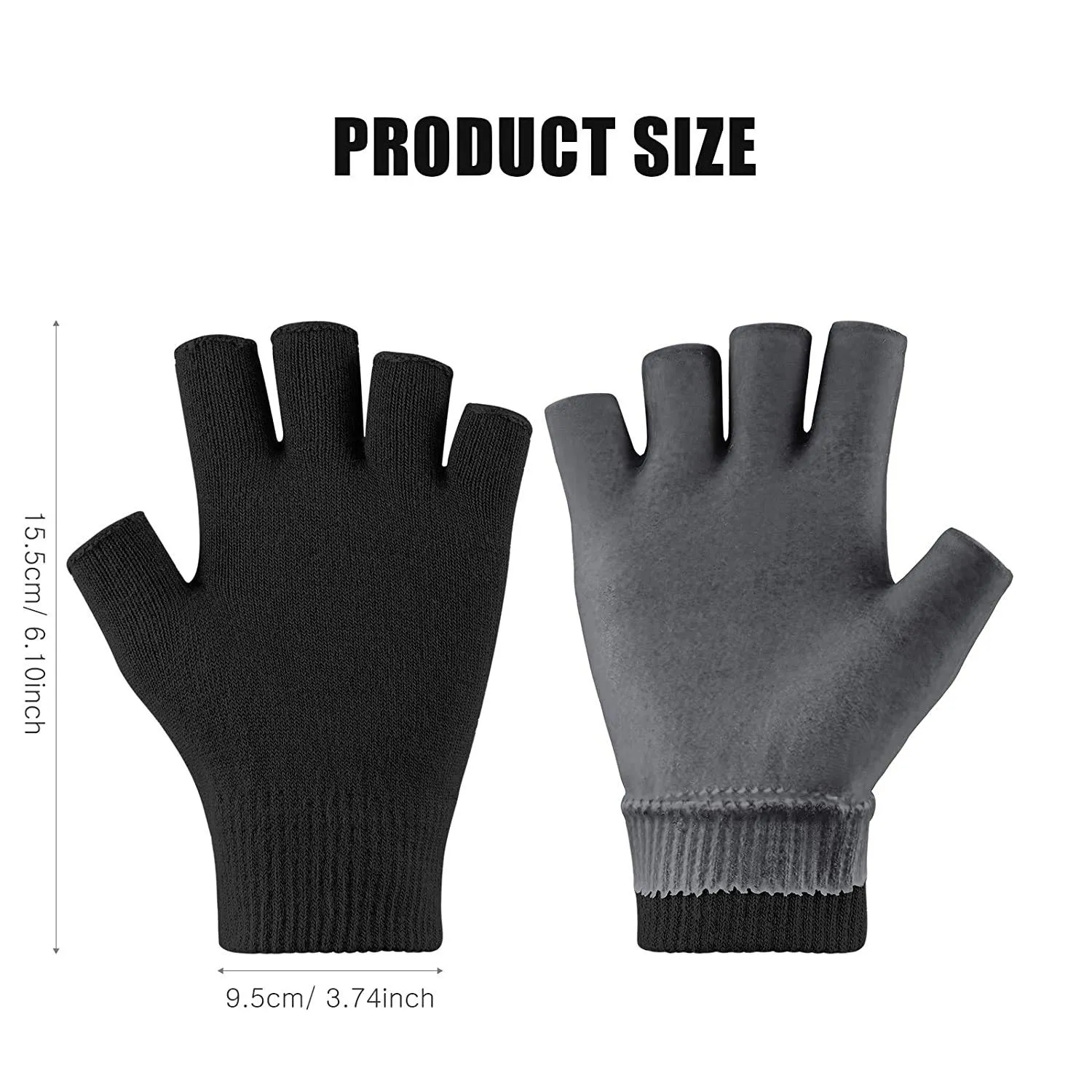 YOTURO Moisturizing Gloves-Fingerless Women'S Gel Moisturizing Spa Gloves, Day Night Instantly Repair Eczema Dry Rough and Cracked Hands (Pink)