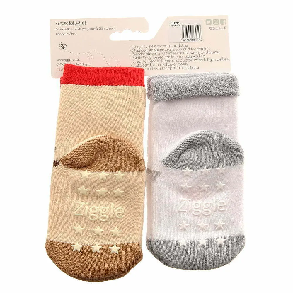 Ziggle - Reindeer and Penguin Sock Set