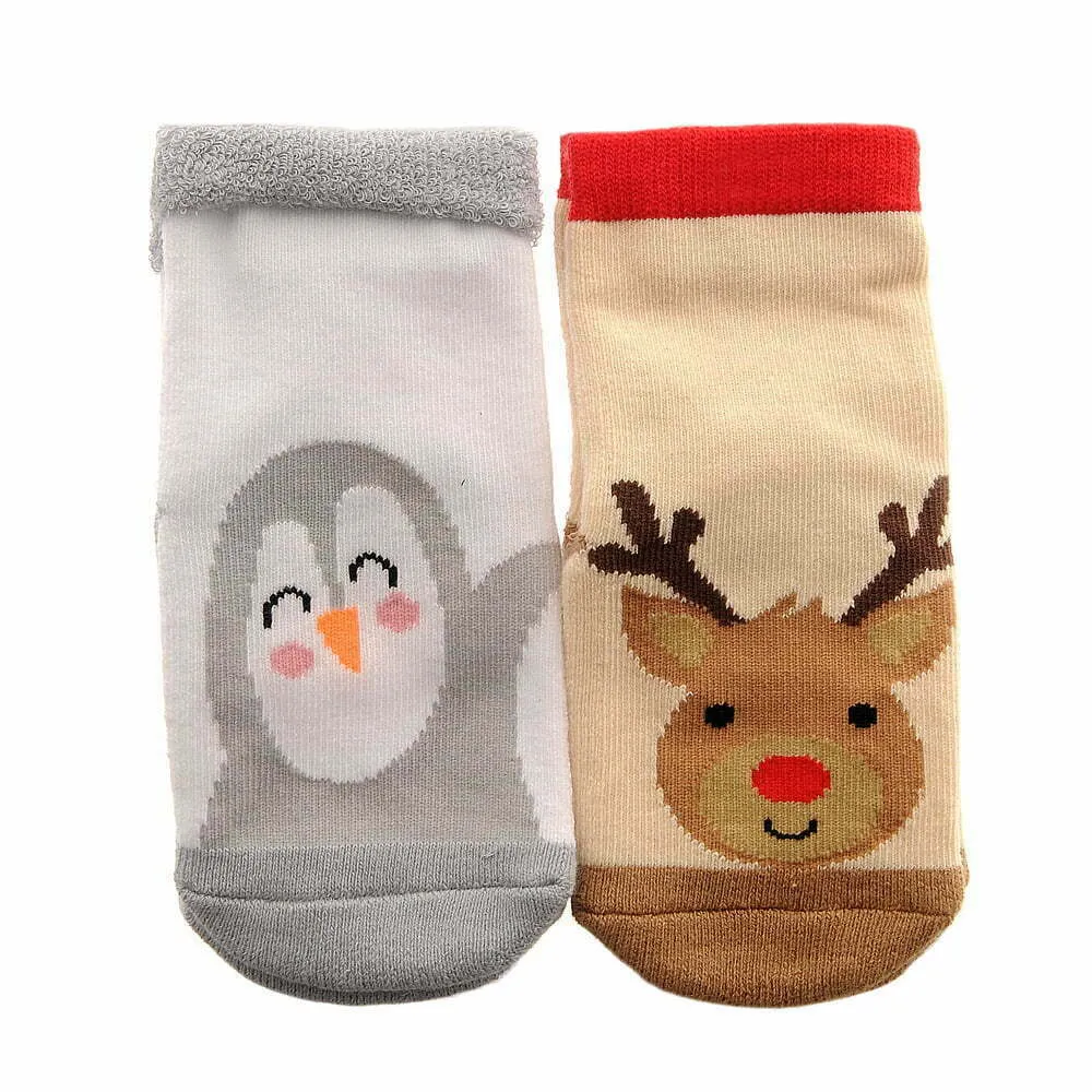 Ziggle - Reindeer and Penguin Sock Set